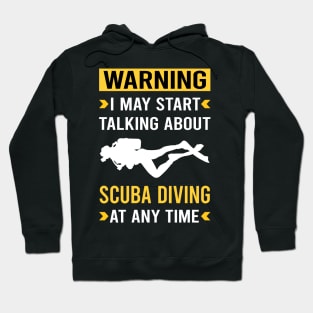 Warning Scuba Diving Diver Hoodie